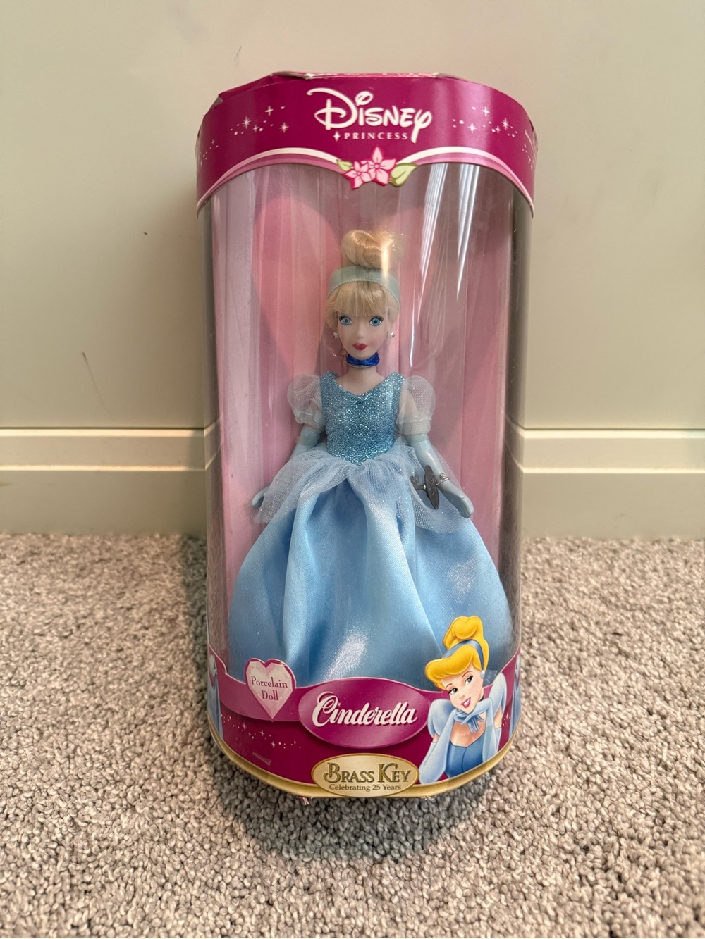 Brass Key Disney Princess Porcelain Cinderella Doll NEW NIB 2006